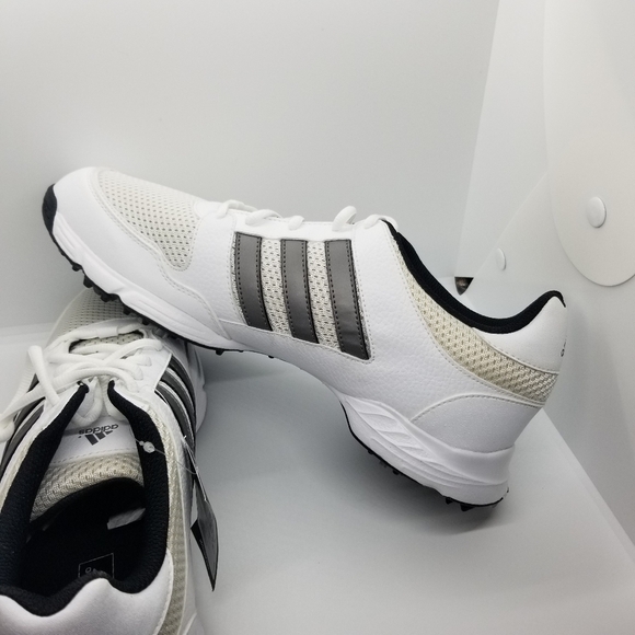 NWT Adidas Tech Response 4.0 White/White/Dark Silver Metallic golf cleats US 11 - Picture 7 of 12